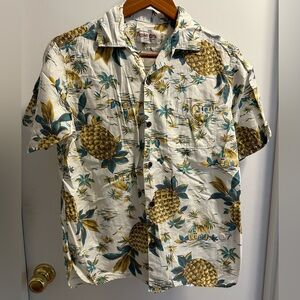 Freenote Cloth Mariner Collection Hawaiian Shirt / Pineapple White Size Small